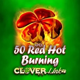 50 Red Hot Burning Clover Links by Novomatic, showcased at granawincasinoo.com – game logo