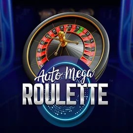 Auto Mega Roulette online game logo by Pragmatic Play on granawincasinoo.com