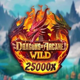 Dragons of Arcane Wild logo by Foxium at Granawin Casino
