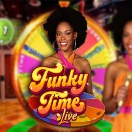 Funky Time slot visual from Evolution available on granawincasinoo.com