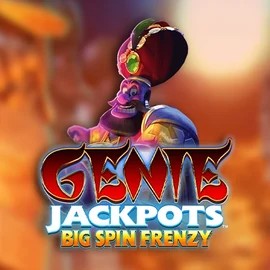 Genie Jackpots: Big Spin Frenzy slot logo by Blueprint Gaming at Granawin Casino