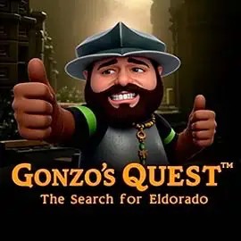 Gonzo's Quest logo by NetEnt at Granawin Casino