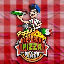 Peppe’s Pepperoni Pizza Plaza slot logo by Pragmatic Play at Granawin Casino