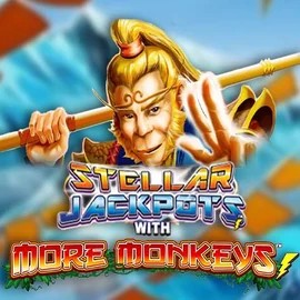 Jackpots logo of Stellar Jackpots with More Monkeys from Lightning Box Game at Granawin Casino