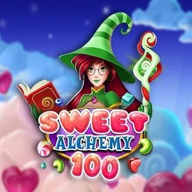 Sweet Alchemy 100 slot visual from Play'n GO available on granawincasinoo.com