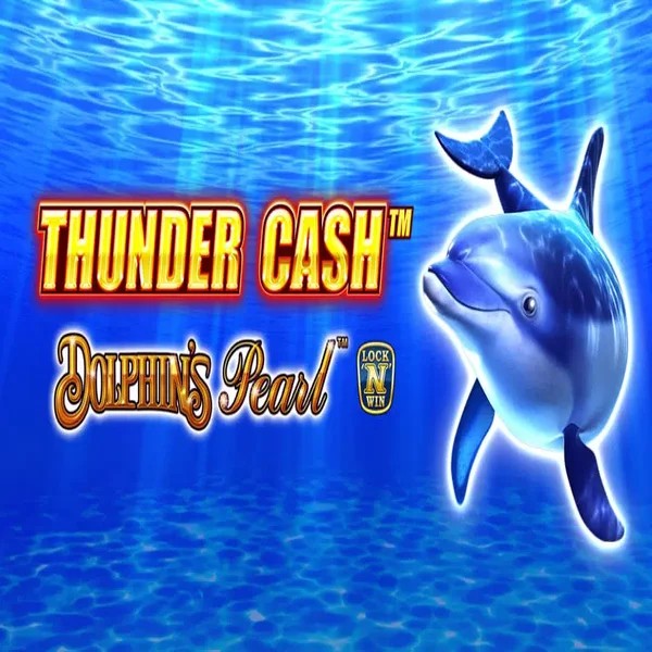 Thunder Cash Dolphins Pearl slot logo by Novomatic at Granawin Casino