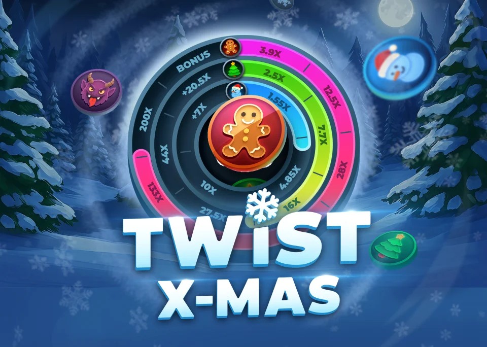 Twist X-mas casino game by InOut – featured logo at Granawin Casino